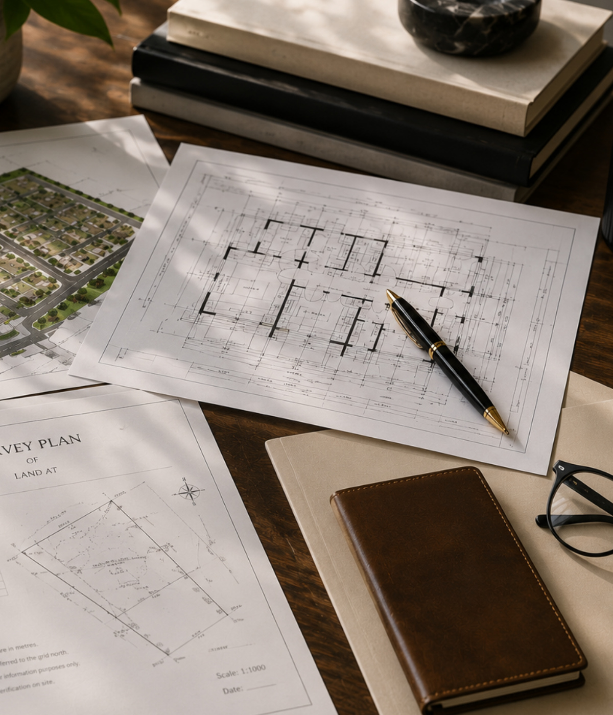 Reviewing a property siteplan
