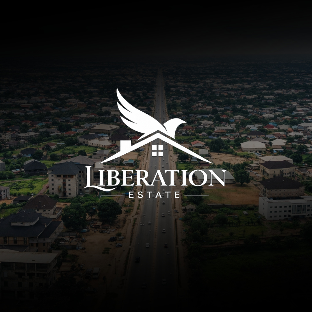 Liberation Estate — aerial view of the development